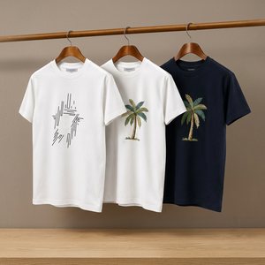 Camiseta de Hombre 100% Algodón con Estampado Digital, Cuello Redondo, Manga Corta, Transpirable, 180 Gramos, Corte Regular, Logotipo Frontal, Diseño Casual - Product Image 2