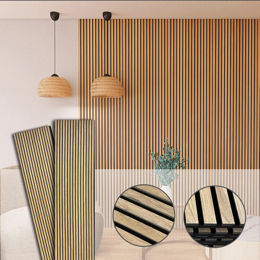 Paneles de pared de madera 3D más vendidos revestimiento de pared de madera para el hogar panel de pared 3D listones decoración madera