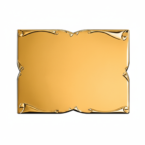SUBLIMAZ 230x180mm Parchment Gold Plate for <b>Trophies</b> Medals & <b>Plaques</b> - Product Image 2