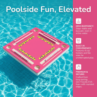 Tapis de table de mahjong flottant de luxe moderne américain - Écologique, imperméable, antidérapant, pliable pour la maison, les soirées poker et le divertissement