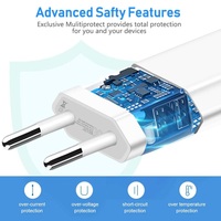 Adaptor Charger USB 5V1A Custom Pabrik untuk Pengisi Daya Ponsel iPhone Android Grosir Pengisian Cepat