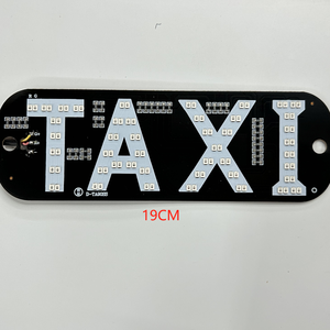 Fabricant de lumières LED, source de vente en gros, affichage LED bicolore avec interrupteur, chargeur de voiture USB pour allume-cigare de taxi - Product Image 4