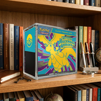 Boîte de présentation en acrylique transparente de qualité supérieure pour cartes Elite Trainer Box avec couvercle magnétique, résistante aux UV, empilable pour TCG