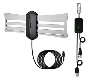 Antena <span class=keywords><strong>de</strong></span> TV digital HD amplificada: Obtenga canales HD gratis <span class=keywords><strong>de</strong></span> por vida con una potente recepción en interiores - Product Image 1