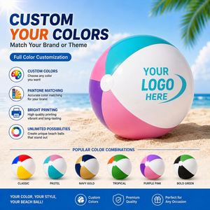 Juegos de Piscina Inflables de PVC con Logotipo Personalizado para Niños Pequeños, Actividades de Verano, Pelotas de Tamaño Personalizado para Niños, Juguetes de Playa - Product Image 5