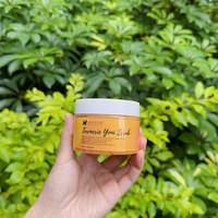 Natural Product Low MOQ Hot Selling Custom Care Exfloating Feminine Wash Sea Salt Exfoliating Yoni Turmeric Brightening Scrub Great Price Plastic Material