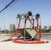 Convoyeur à vis flexible pneumatique monté sur véhicule CW, 3 kW, à vitesse réglable, durable, pour céréales, avec aspiration