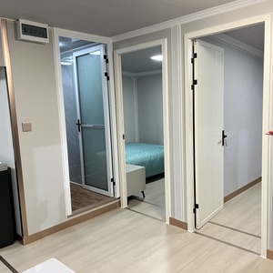 Casa Contenedor Expandible Prefabricada <span class=keywords><strong>Completa</strong></span> <span class=keywords><strong>de</strong></span> 40, 30 y 20 Pies, Casa Prefabricada <span class=keywords><strong>de</strong></span> Acero Ligero con Baño, Casas Prefabricadas - Product Image 2
