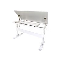 Mobilier de bureau à domicile Bureau manuel Table de bureau à hauteur réglable Table PC portable Bureau d'ordinateur debout