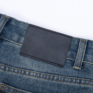 Precio de fábrica Pantalones cortos de verano Agujeros <span class=keywords><strong>rotos</strong></span> Denim Hombres Sueltos de pierna ancha de gran tamaño Casual Estilo retro Pantalones cortos de mezclilla rectos para hombres - Product Image 6