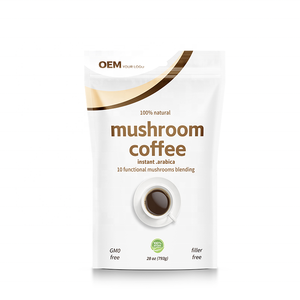 ผงกาแฟไมโครเห็ดสำเร็จรูป 100% จากธรรมชาติ จัดส่งเสถียร สำหรับผู้ขาย Amazon FBA ได้รับการรับรอง COA ผ่านการทดสอบโดยบุคคลที่สาม - Product Image 1