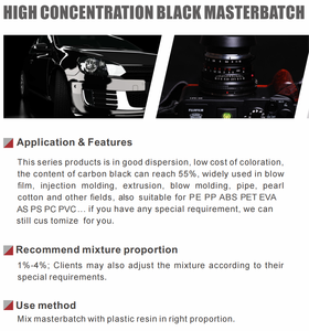 China al por mayor negro masterbatch polietileno lineal LLDPE con amplia aplicabilidad resinas vírgenes compuestos masterbatch negro - Product Image 6