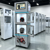 Machine de nettoyage et de séchage rapide intelligente pour casques de moto et de karting