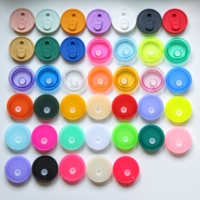 74 couleurs, entrepôt USA, 17oz, couvercles brillants en acrylique avec strass personnalisés arc-en-ciel, résistants à l'humidité, 16oz, 20oz, gobelet en verre Romance
