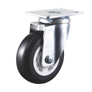 VIMA 3 Inch Swivel Caster Wheel <b>Trolley</b> Cart PU Double Ball Bearing 100kg Load Capacity Medium Duty for Furniture Castor - Product Image 3