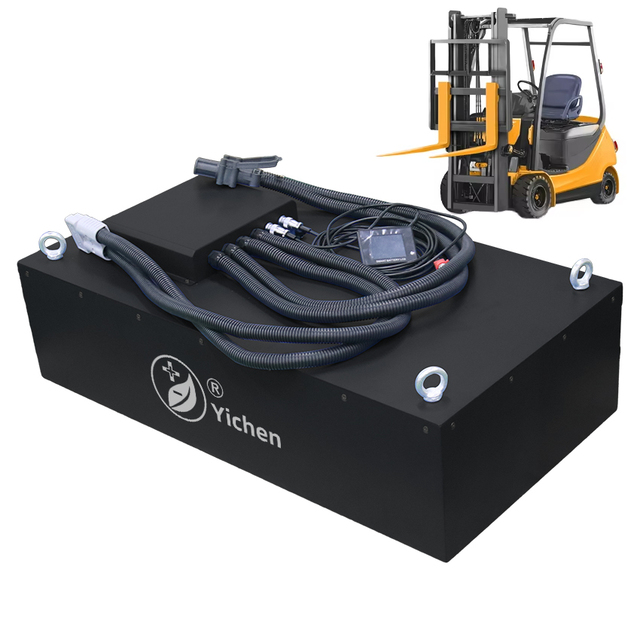Yichen 48V 640Ah Semi-Solid State LiFePO4 Forklift Traction Battery Built-in BMS 4000 Cycles IP65 Waterproof 5-Year Warranty