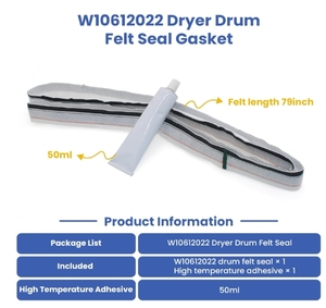 W10612022 PS8691753 Joint en feutre pour tambour arrière du sèche-linge compatible avec Amana Crosley Whirlpool Maytag <span class=keywords><strong>Ken</strong></span> More AP5737110 - Product Image 2