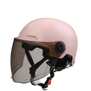 Casque de ski unisexe demi-face avec visière transparente, réglable, respirant, coupe-vent, en matériau PC EPS, pour sports d'hiver - Product Image 2