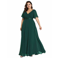 Robe grande taille pour femmes 4XL 5XL 6XL 7XL, robe de demoiselle d'honneur rose à manches courtes, robe de soirée maxi grande taille