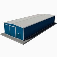 Nave Industrial Prefabricada de Acero de 30 x 40 Metros, Resistente a la Corrosión y a Terremotos, con Características de Taller
