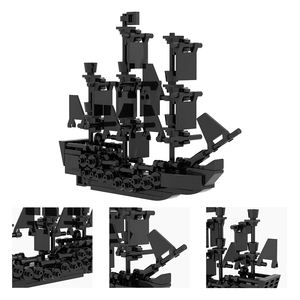 MOC1652 Serie de Películas y Juegos de Televisión, Mini Modelo de <span class=keywords><strong>Peatl</strong></span> Negro, Bloques de Construcción Educativos DIY, Juguetes para Niños - Product Image 6