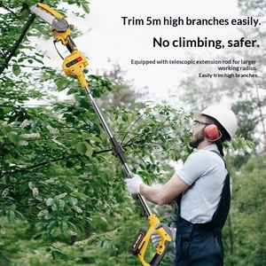 <span class=keywords><strong>Sega</strong></span> Elettrica Telescopica per Potatura Rami Alti, Senza Spazzole, Ricaricabile con <span class=keywords><strong>Batteria</strong></span> al Litio, per Rami Spessi, Arboricoltura e Alberi da Frutto - Product Image 5