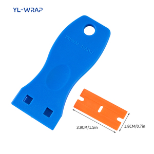 Outils en vinyle en gros, colle, autocollant, <span class=keywords><strong>grattoir</strong></span>, rasoir en plastique, <span class=keywords><strong>grattoir</strong></span> pour <span class=keywords><strong>le</strong></span> nettoyage des vitres de voiture - Product Image 2