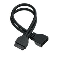 Câble d'extension USB 3.0 20 broches mâle-femelle, câble interne 5 Gbit/s pour panneau avant de carte mère, pour mise à niveau de boîtier PC