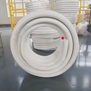 Tuyau de cuivre isolé double épaisseur C11000 en cuivre rouge pour pompe à chaleur sans conduit, isolation thermique épaisse, longueur personnalisée 5m <span class=keywords><strong>10m</strong></span> - Product Image 4