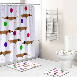 Conjunto de cortinas de ducha con diseño floral y <span class=keywords><strong>Nicole</strong></span> Lee, personalizable, éxito de ventas europeo, 3 mujeres atractivas y atractivas - Product Image 4