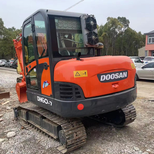 Excavadora de cadenas usada original Mini Doosan DH60-7, marca coreana, excavadora DH60 de segunda mano, maquinaria de construcción en venta - Product Image 2