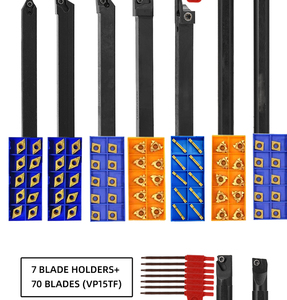 Máy Tiện CNC Chuyển Công Cụ Chủ Set 7PC/9PC Phụ Tùng Trên Máy Tiện Trong Kích Thước Đầy Đủ 08Mm, 10Mm, 12Mm, 16Mm, 20Mm, 25Mm, 32Mm - Product Image 3