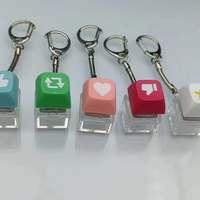 Porte-clés en acrylique personnalisé avec motif de dessin animé d'anime, avec logo personnalisé, imperméable, anti-stress