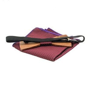 Ensemble de boutons de manchette et mouchoir en bois de flamants roses mignons de haute qualité pour adultes - Product Image 6