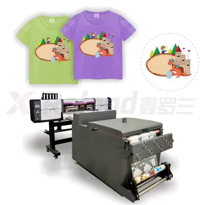 Printer film pet I3200 kepala 2/4 T-shirt printer pola tekstil warna 65cm