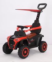 Mega Car Deluxer pour enfants Ride-on Walker Poussette ABS Matériel Batterie de voiture coulissante à 4 roues pour une utilisation en extérieur Boîte emballée
