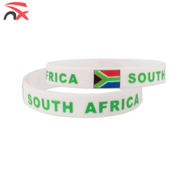 Bracelet drapeau espagnol taille personnalisée Bracelet de football mondial 2026 Bracelet en silicone drapeau national espagnol