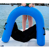 Fauteuil flottant gonflable en PVC pour l'extérieur, chaise de piscine portable en forme de U, taille personnalisée, canapé
