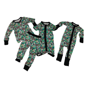 2026 Organik h pop Bambu Pijama Fermuarlı Tulum Bebek Tulumu Özel Yenidoğan Tulumu Uyku Kıyafeti Bebek Giysisi - Product Image 6