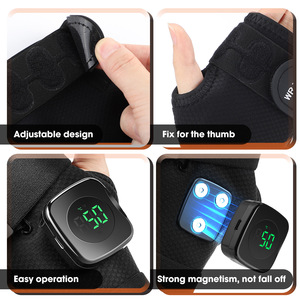 Muñequera Térmica con Control Magnético, Terapia de Calor de 3 Zonas para Alivio del Dolor Articular, Distensiones y Tenosinovitis, Guante de Fisioterapia - Product Image 4