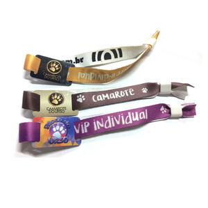 Bracelet en tissu tissé réutilisable et résistant à la décoloration pour événements caritatifs, marathons, carnavals et rassemblements publics (<span class=keywords><strong>passe</strong></span> d'entrée) - Product Image 6