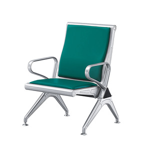 Silla de espera de acero laminado en frío de tres asientos Yijiahao con reposabrazos para uso público en aeropuertos y estaciones C3013 - Product Image 2