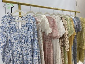 Groothandel dames zomerjurken van hoge kwaliteit, schoon, tweedehands, comfortabel, lange zijden jurken, mode, gebruikte kleding in balen - Product Image 5