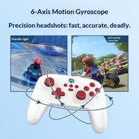 Control Inalámbrico para Juegos S11 para PC/Android// con Vibración y Sensor de Movimiento de 2.4G, Control Remoto Arcade