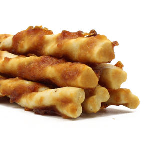 Venta al por mayor de golosinas para la salud dental del perro, golosinas para masticar con colágeno, pollo, cuero crudo para entrenar dientes limpios - Product Image 5