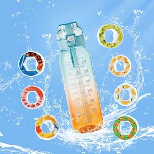 Bouteille d'eau Tritan avec capsules aromatisantes pour personnaliser le goût des boissons - Product Image 5