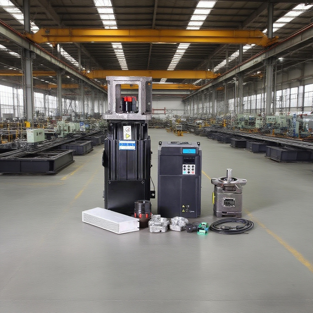 The Complete Set Glassfiber Stainless Steel Servo Motors 1 Year Warranty for New Haimake Servo System Injection Molding Machines