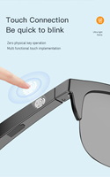Lentes de Sol Inteligentes Inalámbricas con Cancelación de Ruido, Resistentes al Agua IPX6, Batería Dual para Auriculares, Control Táctil, Diseño Sostenible