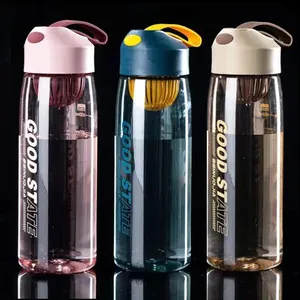 Groothandel Custom Logo 500Ml Transparante Lege Plastic Fles Voor Sap Water Melk Drinkt Frisdrank Met Plastic Deksel Populair