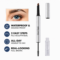 Crayon à sourcils waterproof et gel fixateur transparent longue tenue pour sourcils – Marque privée